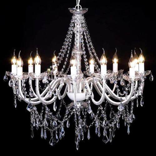 Lampadario Stile Neoclassico in Cristallo - immagine 2