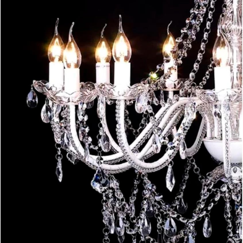 Lampadario Stile Neoclassico in Cristallo - immagine 3